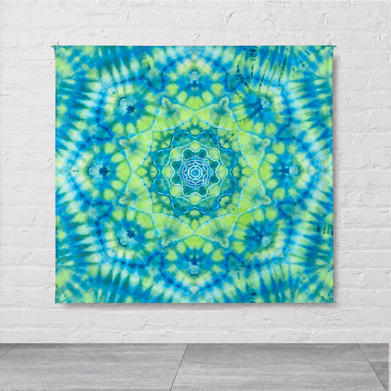 Ocean Bloom Mandala Tapestry