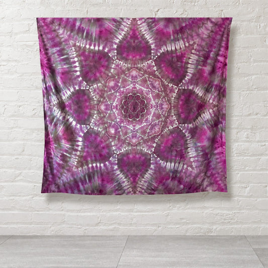 Amethyst Radiance Mandala Tapestry