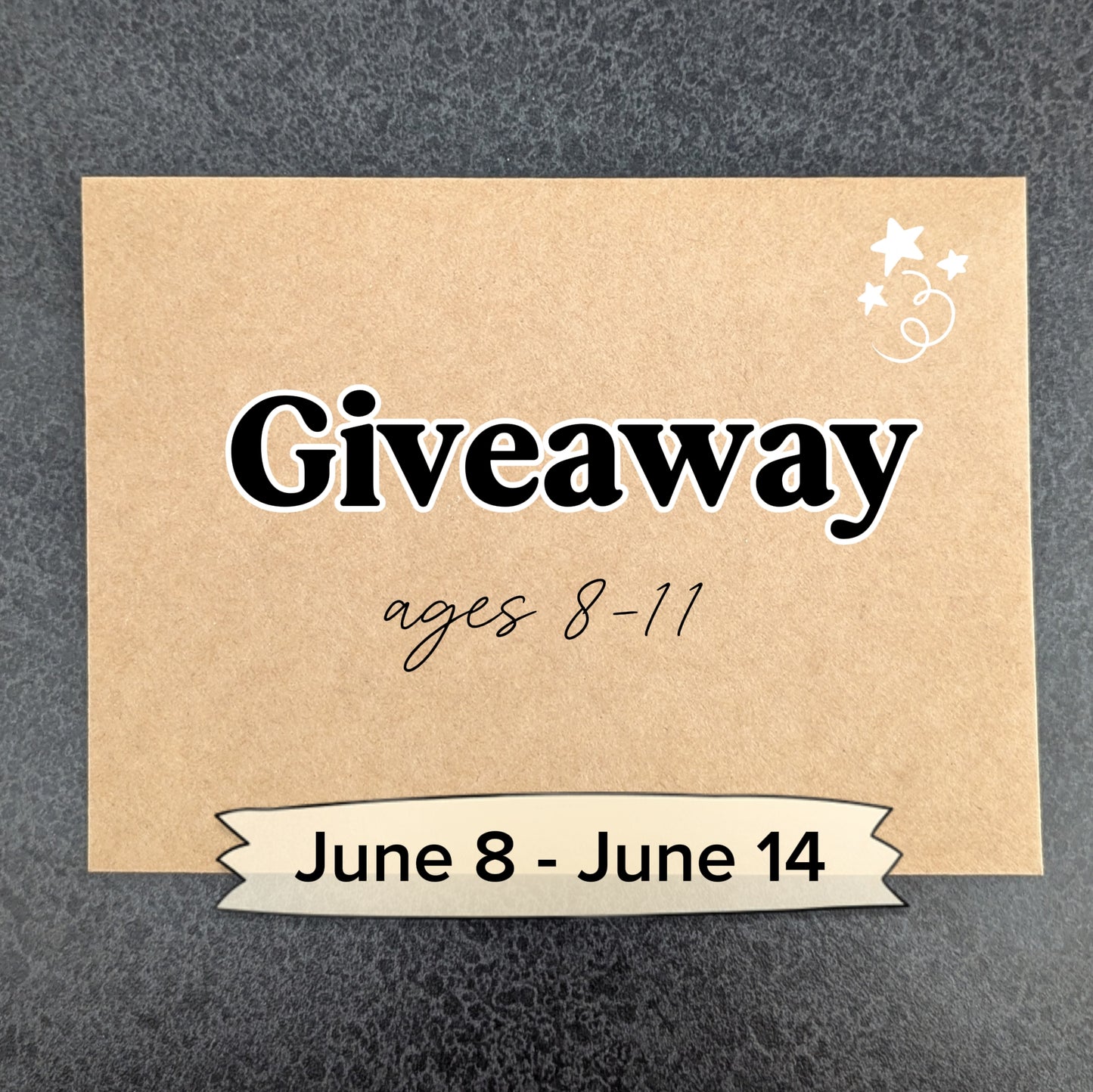 -Print Club Giveaway (Single Envelope, Ages 8-11)