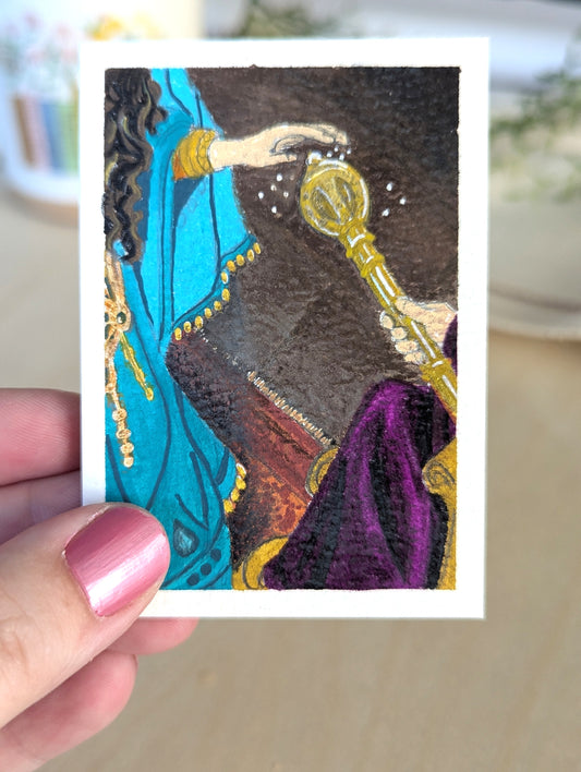 "Esther" Individual Art Trading Card