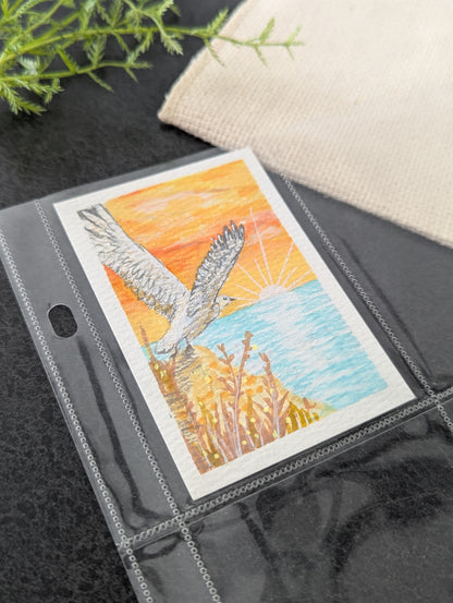 "Wings of the Morning" (Psalms 139: 9-10) Individual Art Trading Card
